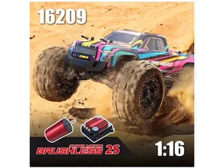 Радиоуправляемый монстр MJX Hyper Go 16209 Brushless 4WD 2.4G LED 1/16 RTR MJX-16209 — фото 3
