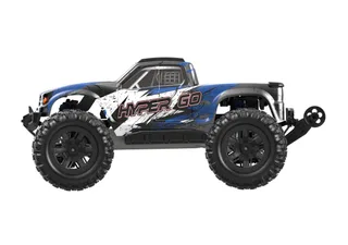 Радиоуправляемый монстр MJX Hyper Go H16H (синий) 4WD 2.4G LED GPS 1/16 RTR MJX-H16H — фото 3
