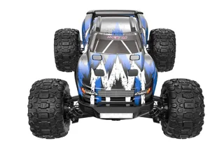 Радиоуправляемый монстр MJX Hyper Go H16H (синий) 4WD 2.4G LED GPS 1/16 RTR MJX-H16H — фото 4