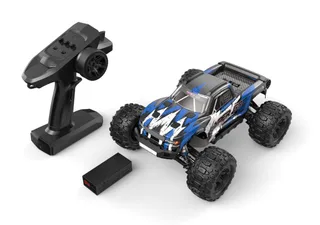 Радиоуправляемый монстр MJX Hyper Go H16H (синий) 4WD 2.4G LED GPS 1/16 RTR MJX-H16H — фото 7