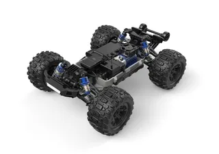 Радиоуправляемый монстр MJX Hyper Go H16H (синий) 4WD 2.4G LED GPS 1/16 RTR MJX-H16H — фото 8