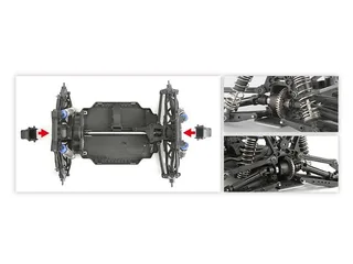 Радиоуправляемый монстр Remo Hobby GT Brushless 4WD 2.4G 1/10 RTR RH1036 — фото 14