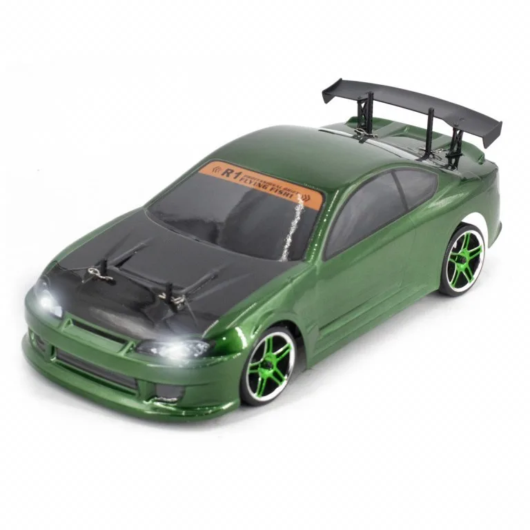 Радиоуправляемый модель для дрифта HSP Flying Fish 1 LED фары 4WD 1:10 Nissan Silvia