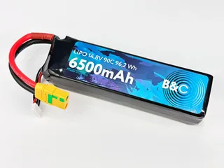 Аккумулятор Li-po B&C 6500 MAH 14.8v (4s) 90C, XT90, Soft case B&C-6500-4S-90-S-XT90