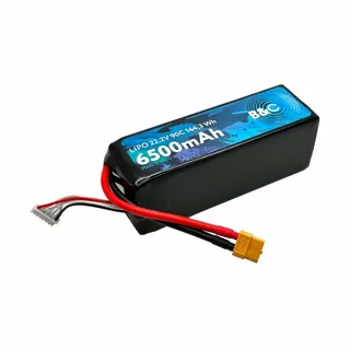 Аккумулятор Li-po B&C 6500 MAH 22.2V (6s) 90C, XT60, Soft case B&C-6500-6S-90-S-XT60