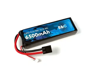 Аккумулятор Li-po B&C 6500 MAH 11.1V (3s) 90C, TRX, Soft case B&C-6500-3S-90-S-TRX