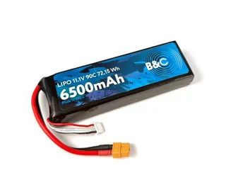 Аккумулятор Li-po B&C 6500 MAH 11.1V (3s) 90C, XT60, Soft case B&C-6500-3S-90-S-XT60