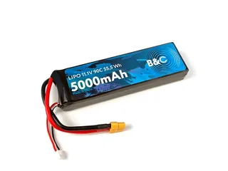 Аккумулятор Li-po B&C 5000 MAH 11.1V (3s) 90C, XT60, Soft case B&C-5000-3S-90-S-XT60