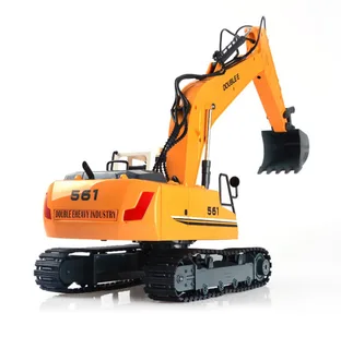 Радиоуправляемый экскаватор Double Eagle 1:16 RTR со звуковыми эффектами 2.4G — фото 4