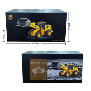 Радиоуправляемый погрузчик бульдозер HUI NA TOYS 1:16 2.4G — фото 4