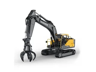 Радиоуправляемый экскаватор Double Eagle Volvo EC160E 1/16, 2.4G, металл, 3 в 1 RTR E598-003 — фото 3