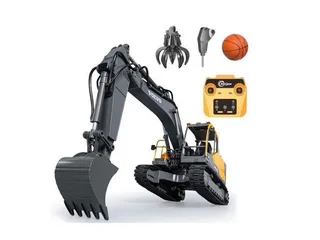 Радиоуправляемый экскаватор Double Eagle Volvo EC160E 1/16, 2.4G, металл, 3 в 1 RTR E598-003 — фото 6