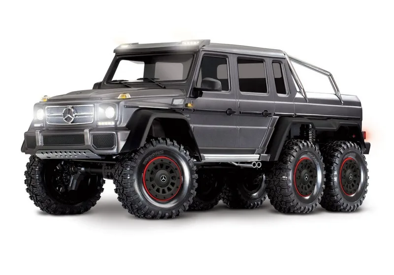 Радиоуправляемая модель трофи Traxxas 1/10 TRX-6 Mercedes-Benz G63 AMG 6x6 TRA88296-4-S