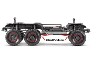 Радиоуправляемая модель трофи Traxxas 1/10 TRX-6 Mercedes-Benz G63 AMG 6x6 TRA88296-4-S — фото 12