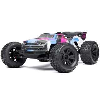 ARRMA 1/8 KRATON 6S 4X4 RTR BRUSHLESS SPEED TRUCK, BLUE/PINK ARA8608V6T2