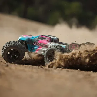 Радиоуправляемая модель ARRMA 1/8 KRATON 6S 4X4 RTR BRUSHLESS SPEED TRUCK, BLUE/PINK ARA8608V6T2 — фото 11