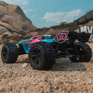 Радиоуправляемая модель ARRMA 1/8 KRATON 6S 4X4 RTR BRUSHLESS SPEED TRUCK, BLUE/PINK ARA8608V6T2 — фото 16