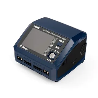 Двухпортовое зарядное устройство SkyRC D100neo (AC/DC: 100W/200W) SK-100199 — фото 2