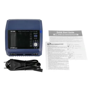 Двухпортовое зарядное устройство SkyRC D100neo (AC/DC: 100W/200W) SK-100199 — фото 7