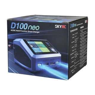 Двухпортовое зарядное устройство SkyRC D100neo (AC/DC: 100W/200W) SK-100199 — фото 9