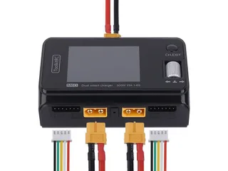 Зарядное устройство ToolkitRC M6D DC универсальное (двухканальное, In: 7-28В / 30А, Out: 2*250Вт) TK10800 — фото 3