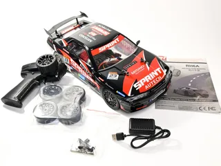 Радиоуправляемая машина для дрифта Remo Hobby RACING & DRIFT (черно-красная) 4WD 2.4G 1/14 RTR RH1411-NB — фото 8
