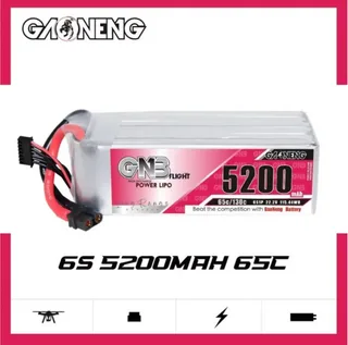 Аккумулятор Li-po Gaoneng GNB 5200mah 6S1P 22.2V 65C 56x44x142mm XT60 GNB52006S65A