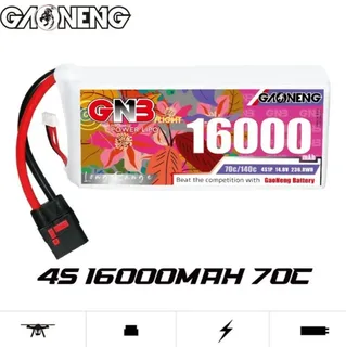 Аккумулятор Li-po Gaoneng GNB 16000mah 4S1P 14.8V 70C 47x80x182mm GNB160004S70A