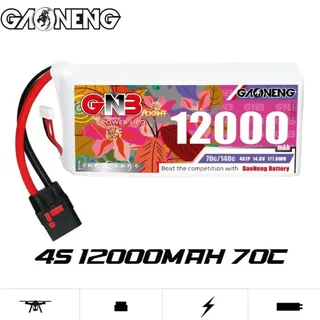 Аккумулятор Li-po Gaoneng GNB 12000mah 4S1P 14.8V 70C 37x80x183mm GNB120004S70A