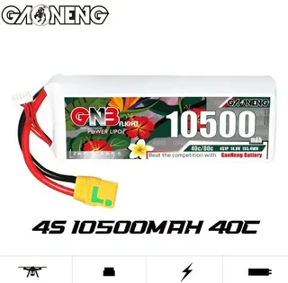 Аккумулятор Li-po Gaoneng GNB 10500mah 4S1P 14.8V 40C 47x55x179mm GNB105004S40A