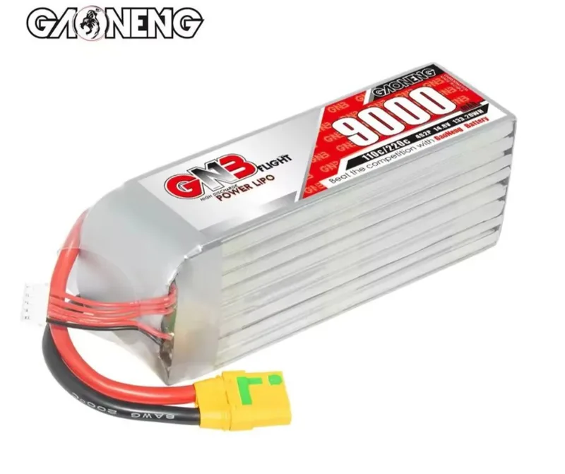 Аккумулятор Li-po Gaoneng GNB 9000mah 4S2P 14.8V 110C 52x49x160mm XT90 GNB90004S110A