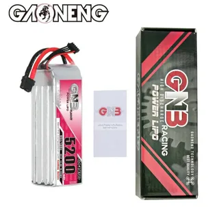 Аккумулятор Li-po Gaoneng GNB 5200mah 4S1P 14.8V 65C 38x44x140mm GNB52004S65A — фото 2