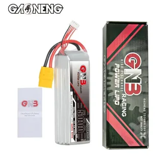 Аккумулятор Li-po Gaoneng GNB 5000mah 4S1P 14.8V 50C 38x44x139mm GNB50004S50A — фото 2