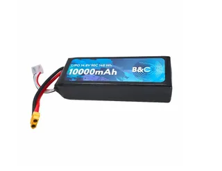 Аккумулятор Li-po B&C 10000 MAH 14.8V (4s) 90C, XT60, Soft case B&C-10000-4S-90-S-XT60 — фото 2