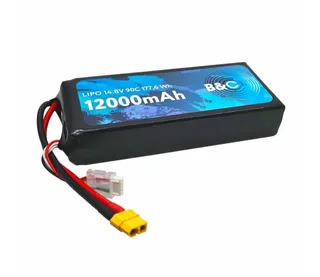 Аккумулятор Li-po 12000 MAH 14.8V (4s) 90C, XT60, Soft case B&C-12000-4S-90-S-XT60 — фото 2