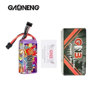 Аккумулятор Li-po Gaoneng GNB 1500mah 4S1P 15.2V HV 120C 26x38x79mm GNB15004S120AHV — фото 2