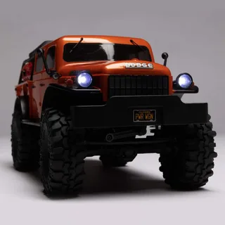 Axial 1/24 SCX24 Dodge Power Wagon 4WD Rock Crawler Brushed RTR Orage AXI00007T1 — фото 5