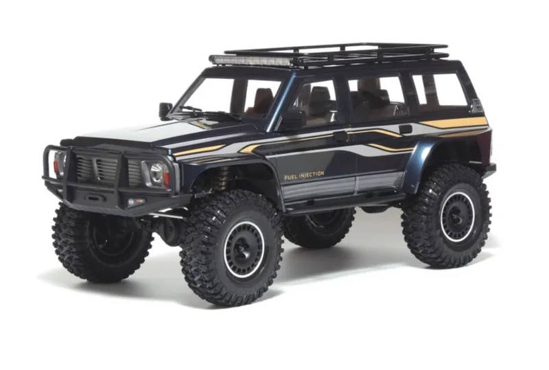 Радиоуправляемая модель краулера Yikong 4107 V2 crawler Patrol Y60 (Navy blue) 1/10 RTR YK-4107PRO-V2-NB