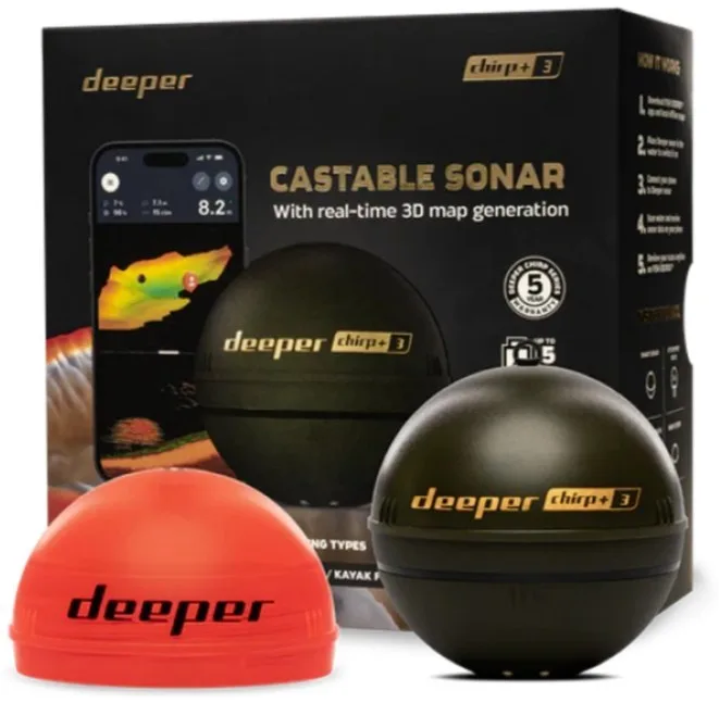 Эхолот Deeper Chirp+3 для рыбалки
