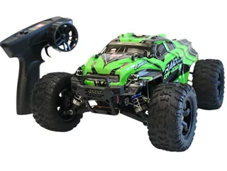 Радиоуправляемый монстр Remo Hobby Brushless (зеленый) 4WD 2.4G 1/14 RTR RH1435 — фото 11