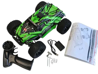 Радиоуправляемый монстр Remo Hobby Brushless (зеленый) 4WD 2.4G 1/14 RTR RH1435 — фото 12
