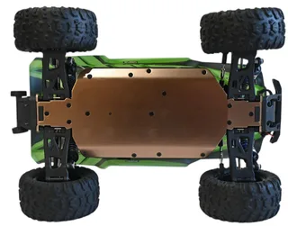 Радиоуправляемый монстр Remo Hobby Brushless (зеленый) 4WD 2.4G 1/14 RTR RH1435 — фото 24