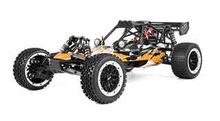 Радиоуправляемая модель багги ROFUN E-BAHA 5B V2 GREEN 2WD — фото 3