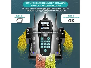 Радиоуправляемый катер для рыбалки Flytec V803 GPS 2.4G RTR Flytec-V803GPS — фото 4