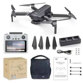 Квадрокоптер SJRC F11 S3 XR, пульт с экраном 3-AXIS 4K EIS 5G 10KM GPS — фото 9