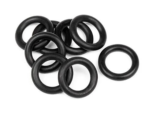 Кольца силиконовые 7x11x2.0mm (BLACK) 8шт