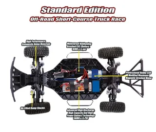 Remo Hobby Truck 9emu 4WD RTR масштаб 1:8 2.4G — фото 4