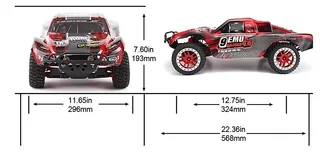 Машина Remo Hobby Truck 9emu 4WD RH1025 — фото 25