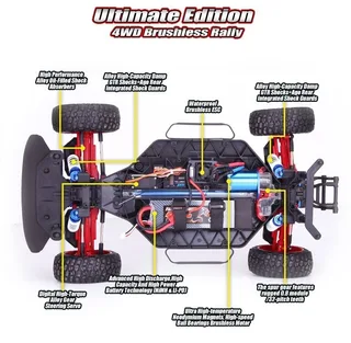 Remo Hobby Rally Master 4WD RTR масштаб 1:8 2.4G RH8085 — фото 12