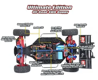 Remo Hobby Scorpion 4WD RTR масштаб 1:8 2.4G — фото 12